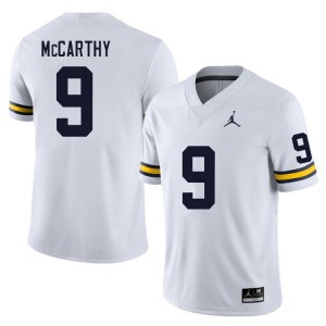 Brand Jordan Michigan Wolverines J.J. McCarthy #9 White Men Limited Jersey