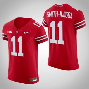 Nike Ohio State Buckeyes #11 Jaxon Smith-Njigba Men Stitch Jersey - Scarlet