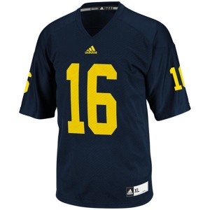 Michigan Wolverines Denard Robinson #16 Blue Youth(Kids) Jersey Adidas