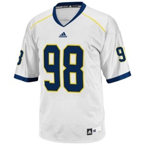 Youth(Kids) Michigan Wolverines #98 Devin Gardner White Adidas Jersey