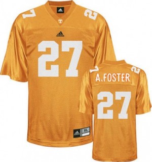Tennessee Volunteers Arian Foster #27 Orange Youth(Kids) Jersey Adidas
