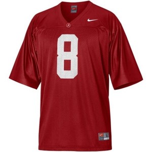 Nike Alabama Crimson Tide #8 Julio Jones Men Stitch Jersey - Red