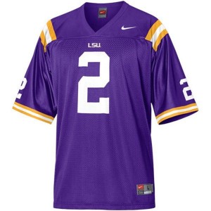 Nike LSU Tigers #2 Rueben Randle Men Stitch Jersey - Purple