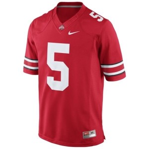 Nike Ohio State Buckeyes #5 Braxton Miller Men Stitch Jersey - Red