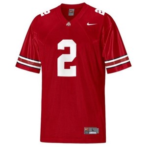 Nike Ohio State Buckeyes #2 Cris Carter Men Stitch Jersey - Red