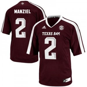 Adidas Texas A&M Aggies #2 Johnny Manziel Youth(Kids) Jersey - Red