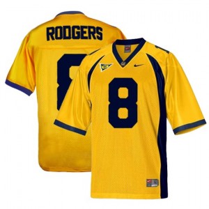 California Golden Bears Aaron Rodgers #8 Gold Men Stitch Jersey Nike