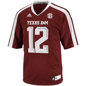 Adidas Texas A&M Aggies 12th Man Youth(Kids) Jersey - Red