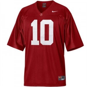 Nike Alabama Crimson Tide #10 A.J. McCarron Men Stitch Jersey - Red