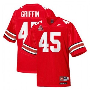 Nike Ohio State Buckeyes #45 Archie Griffin Men Stitch Jersey - Red