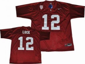 Nike Stanford Cardinal #12 Andrew Luck Men Stitch Jersey - Red