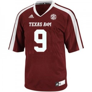 Adidas Texas A&M Aggies #9 Ricky Seals Jones Youth(Kids) Jersey - Red