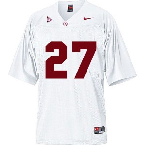 Men Alabama Crimson Tide #27 Derrick Henry White Nike Stitch Jersey