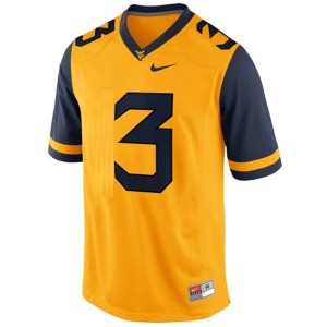 West Virginia Mountaineers Stedman Bailey #3 Gold Youth(Kids) Jersey Nike